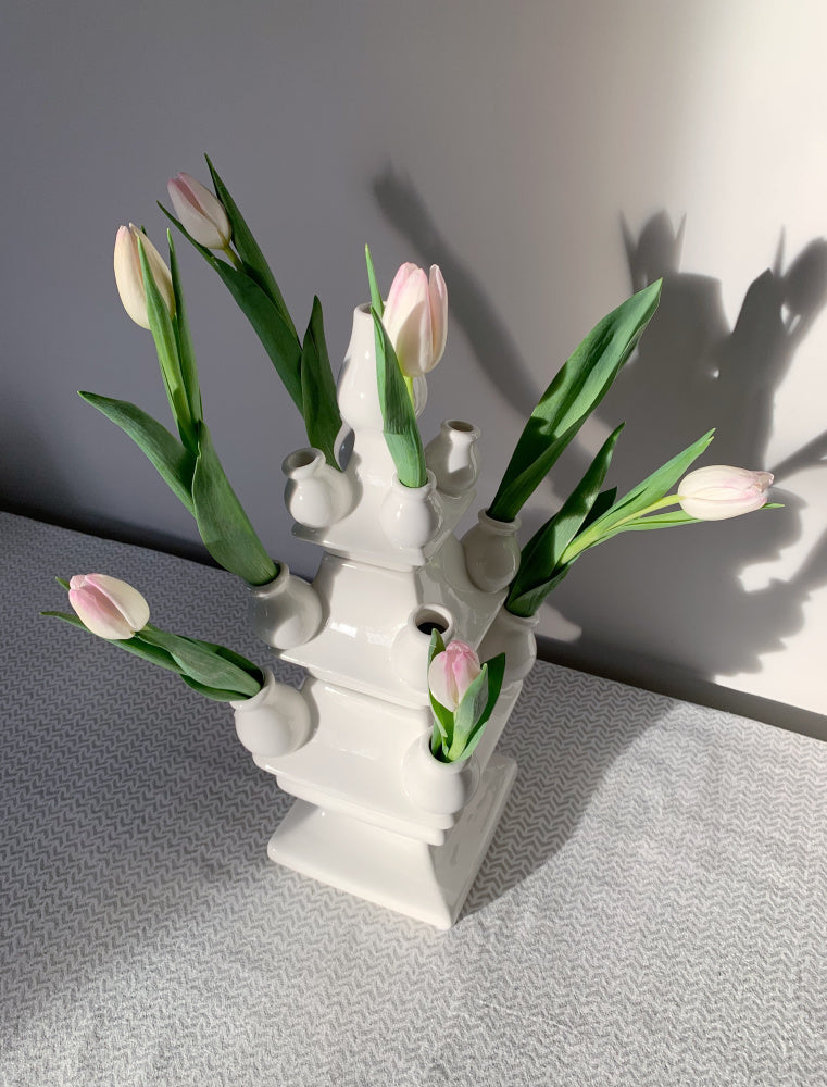 Vase - Grande Tulipiere - hvit