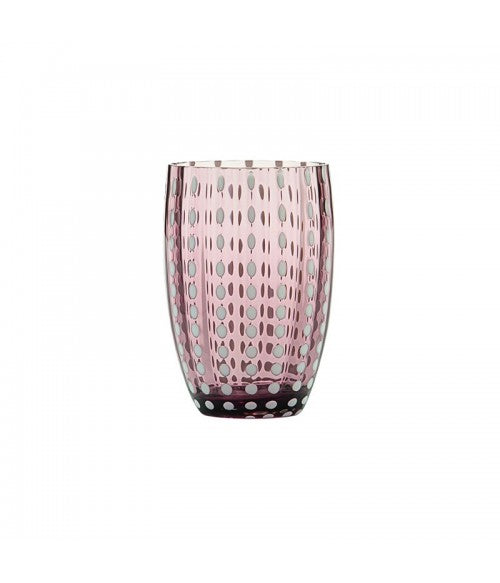 Glass Perle - Amethyst 2 stk