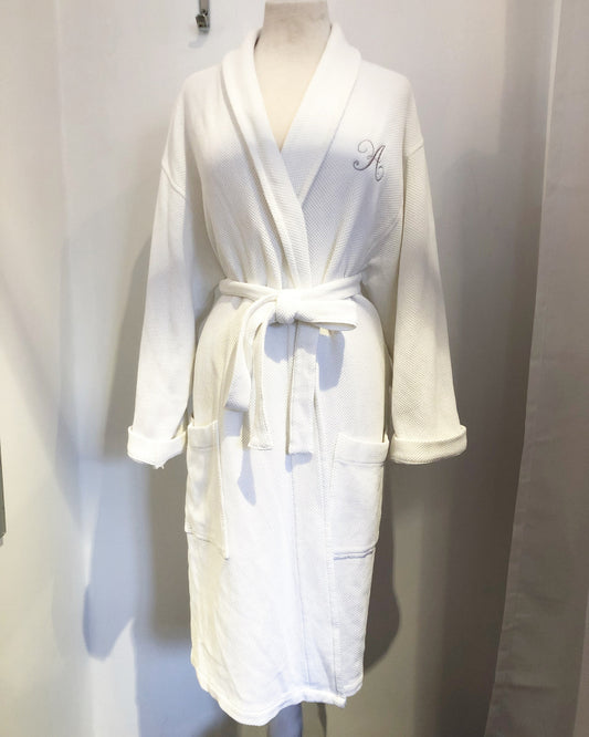 Badekåpe med vaffelmønster voksen