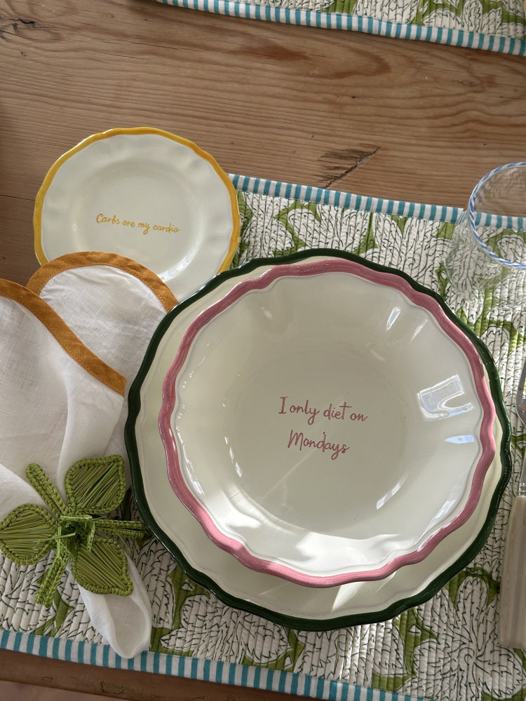 Serviettring - Orkidé Stor Eplegrønn