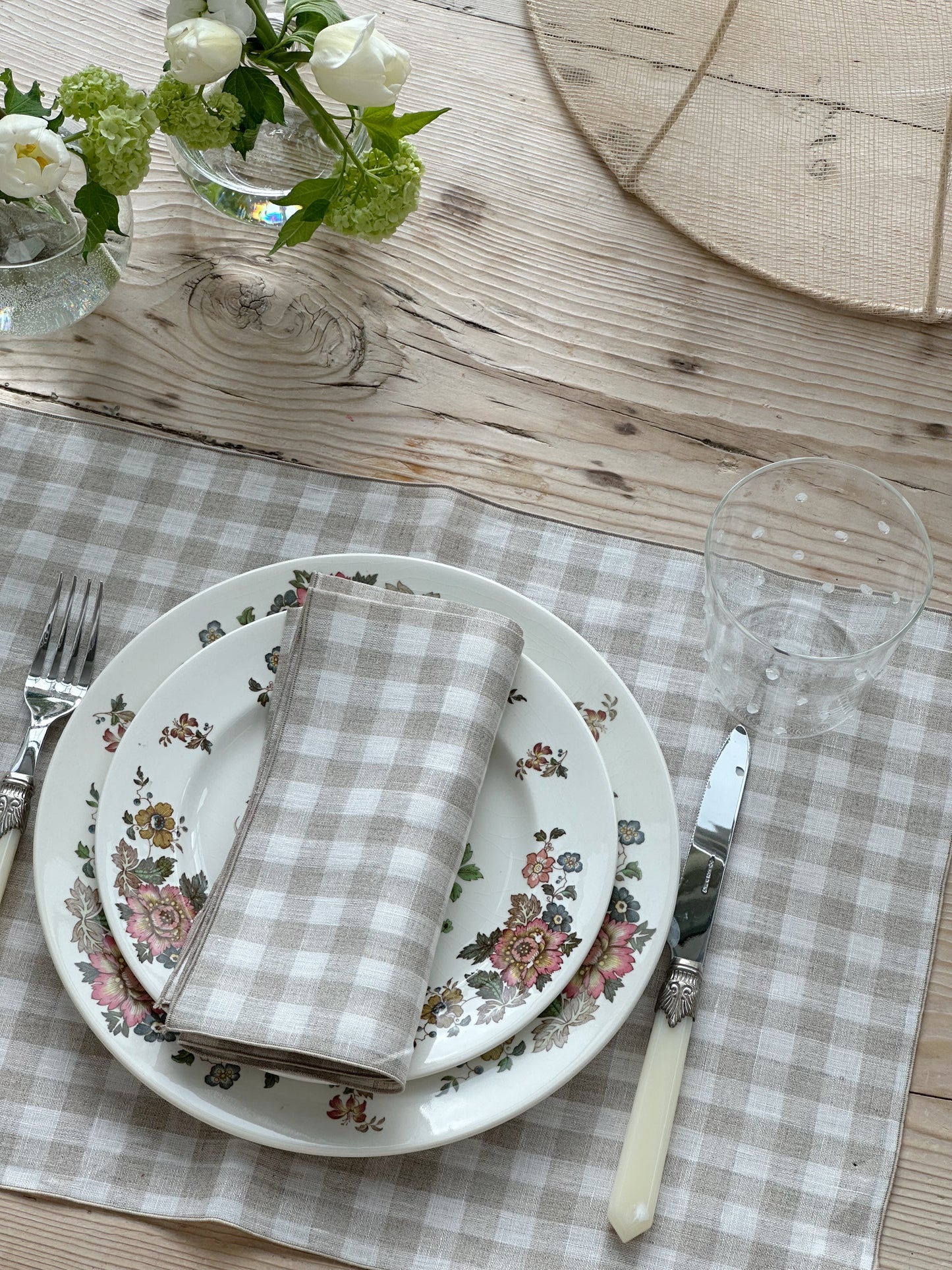 Linserviett Gingham