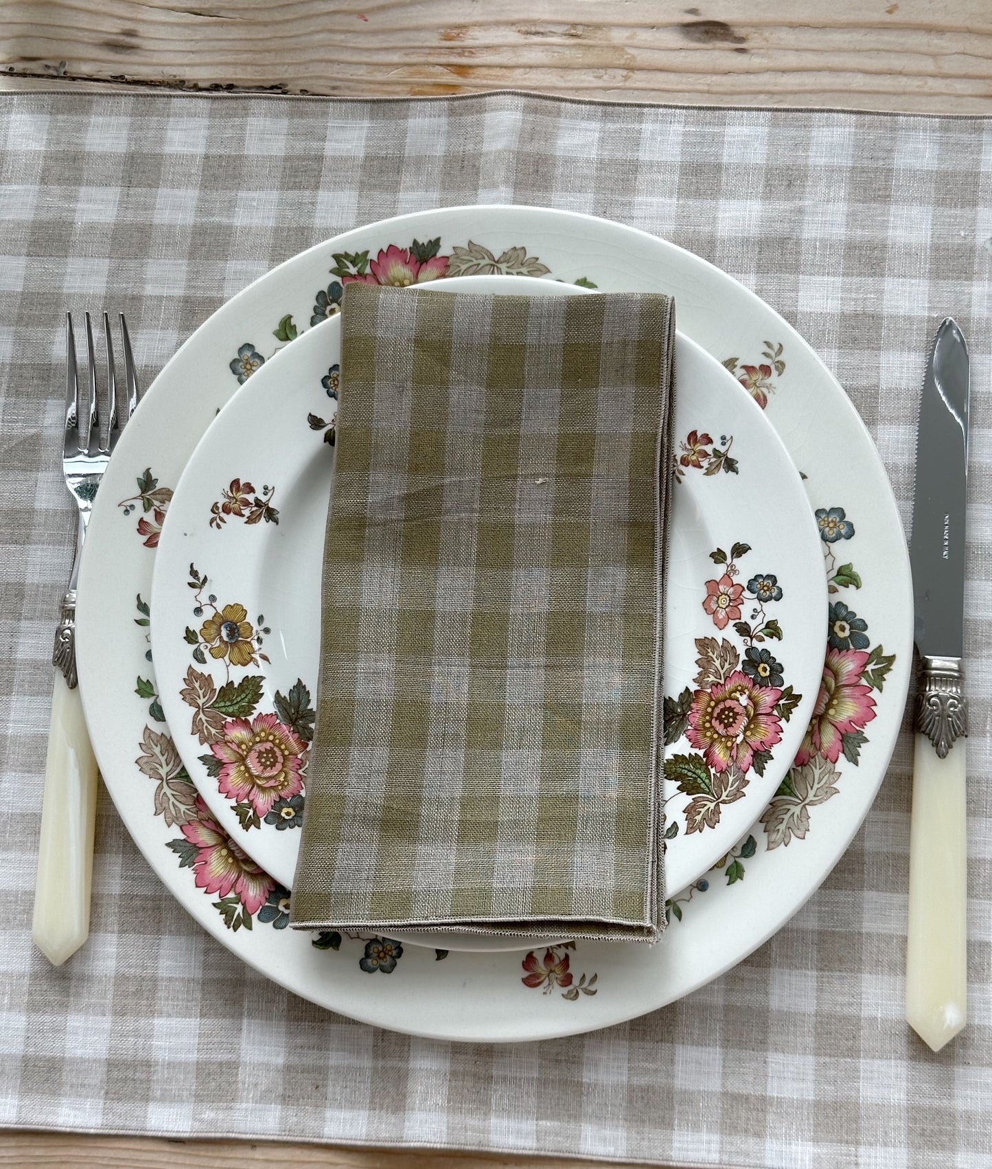 Linserviett Gingham
