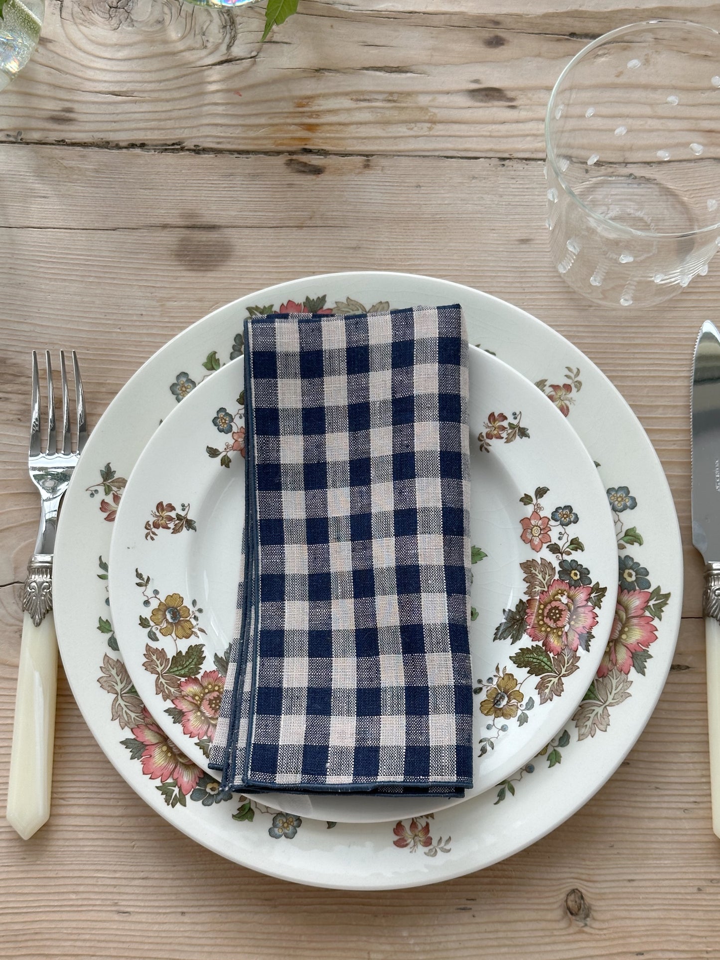 Linserviett Gingham