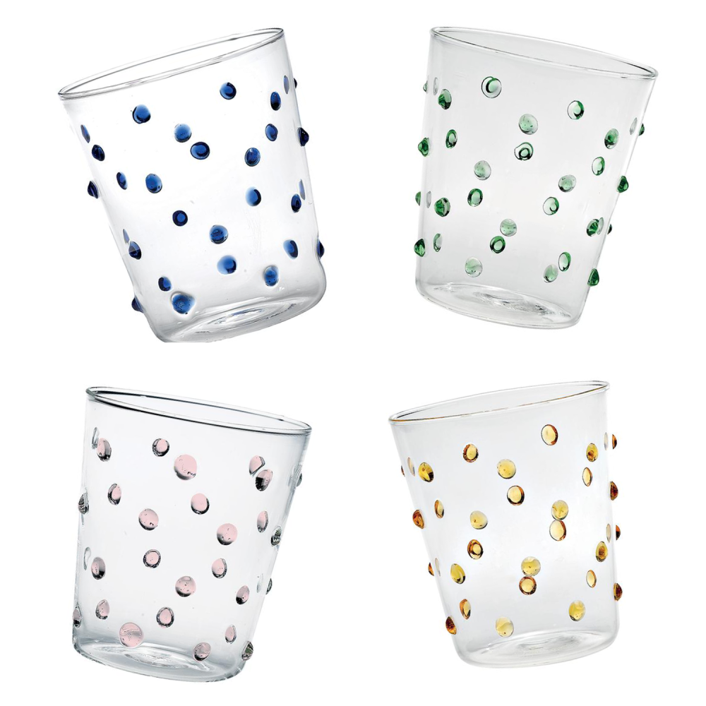 Glass Party - Gul 6 stk