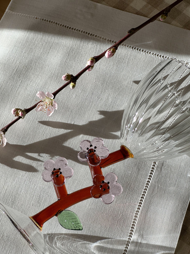 Vinglass Botanica - Ferskenblomst