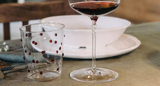 Glass Party - Rød 6 stk