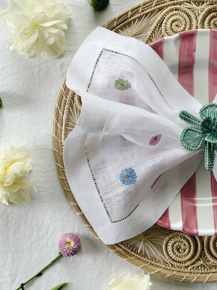Linserviett - Fleur