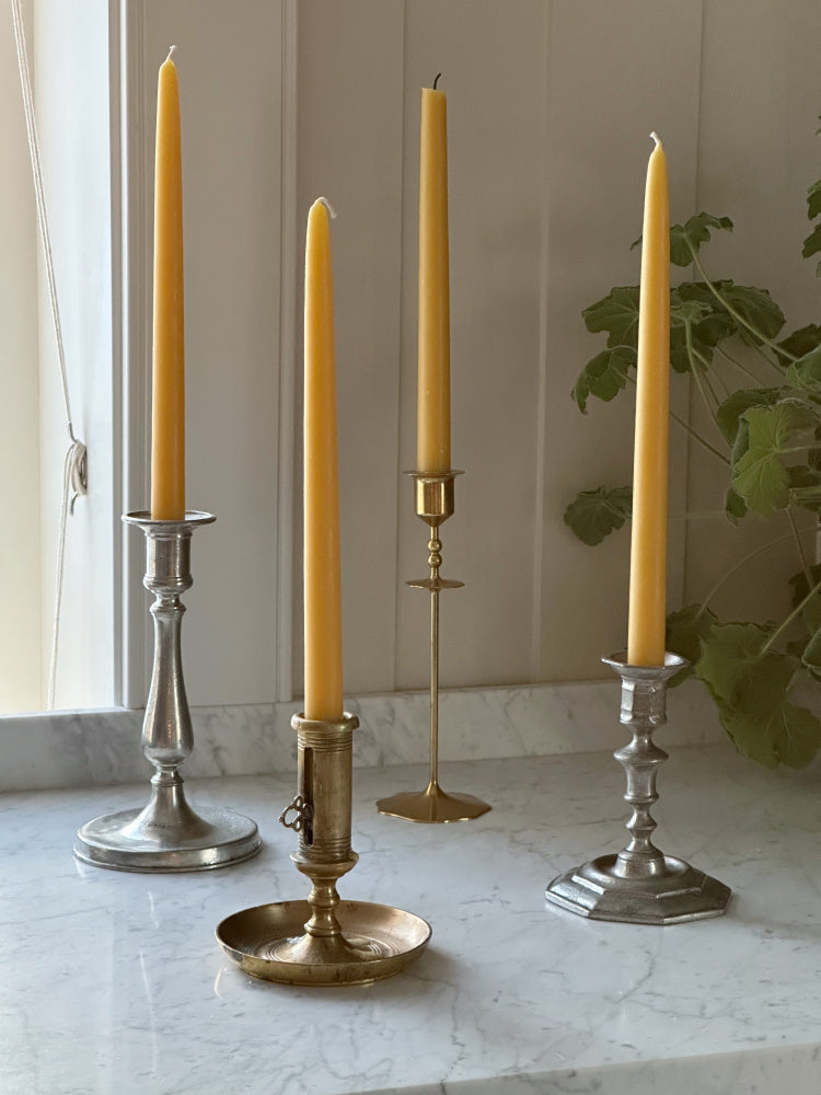 Kronelys Bivoks 30 cm - 2 stk