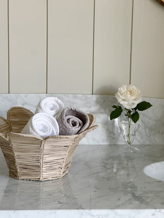 Hotellhåndkle lys grå