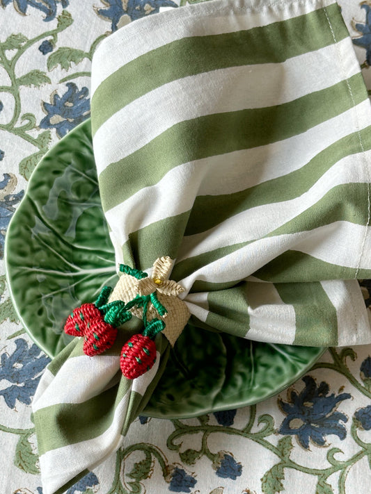 Serviettring - Jordbær