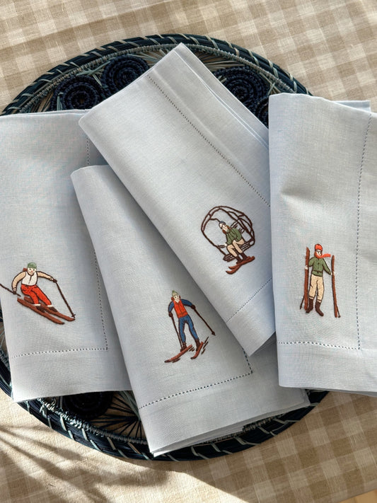 Dekkebrikke - Virvel blå/lyseblå