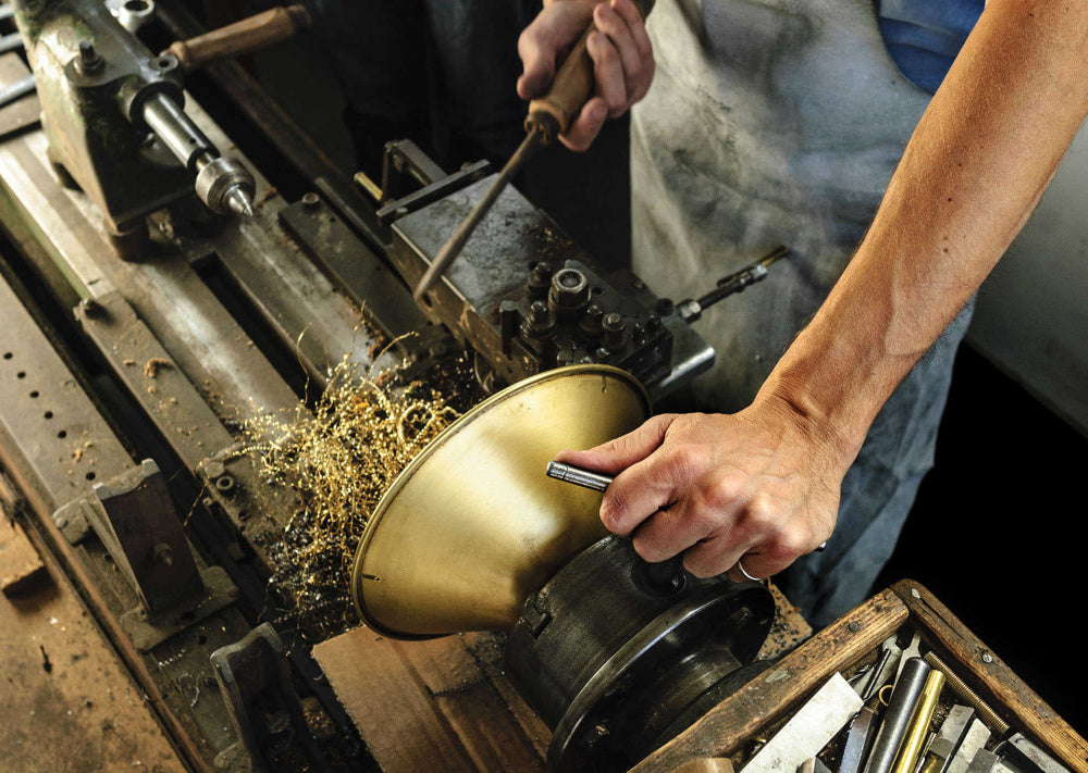 Emily bordlampe - Bronzed brass