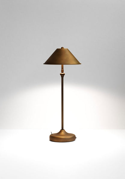 Emily bordlampe - Bronzed brass