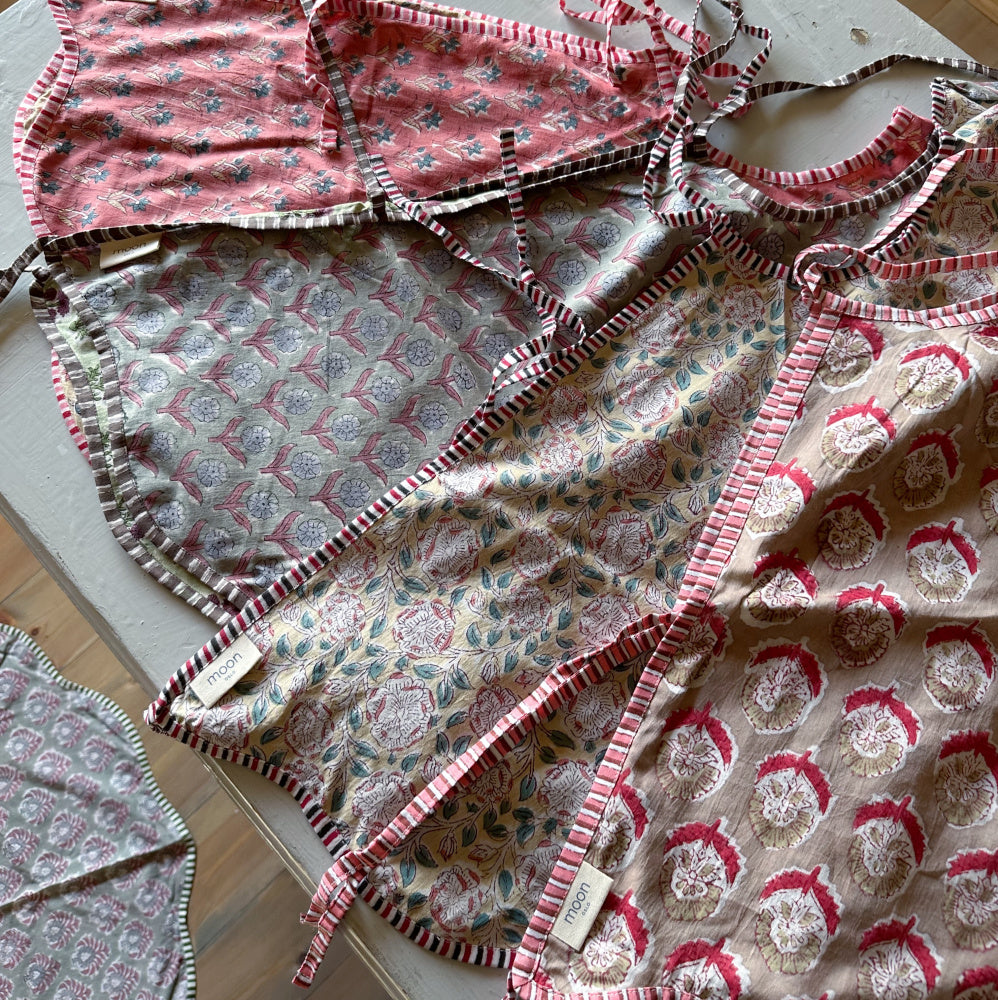 Juletreskjørt blokkprint