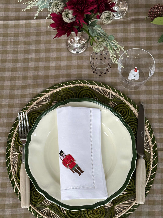 Dekkebrikke - Virvel oliven