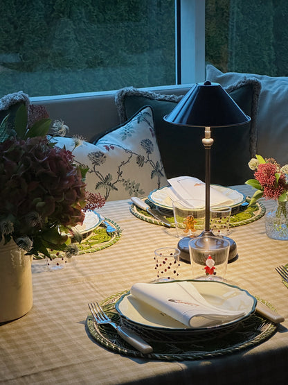 Emily bordlampe - Bronzed brass