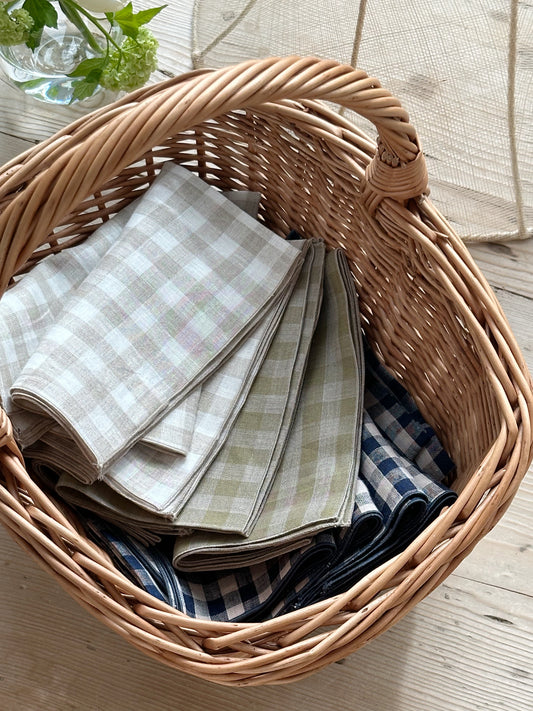 Linserviett Gingham