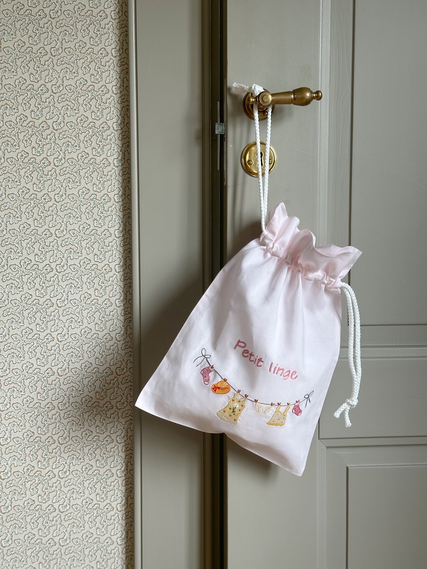 Tøypose "Petit Linge" - rosa