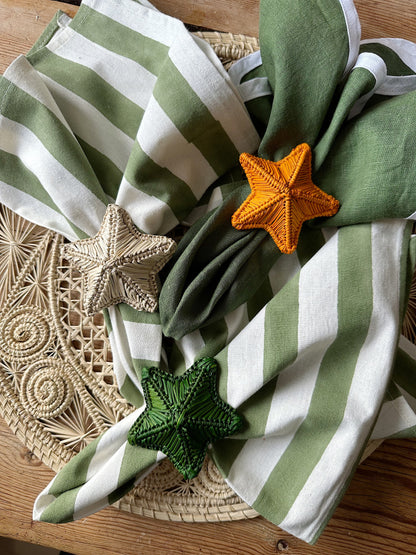 Serviettring - Stjerne Natur