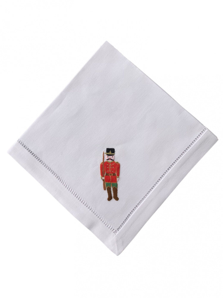 Serviett med tinnsoldat