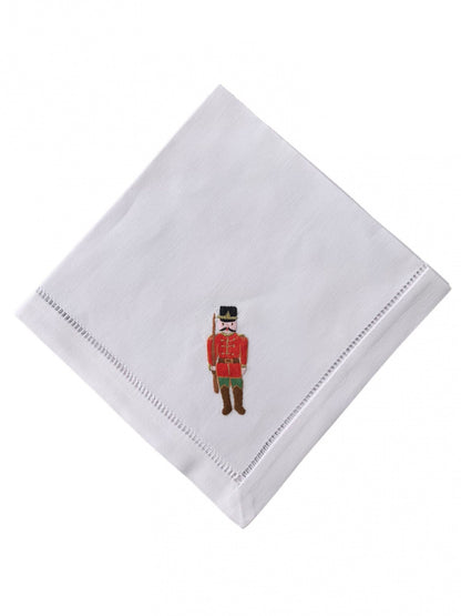 Serviett med tinnsoldat