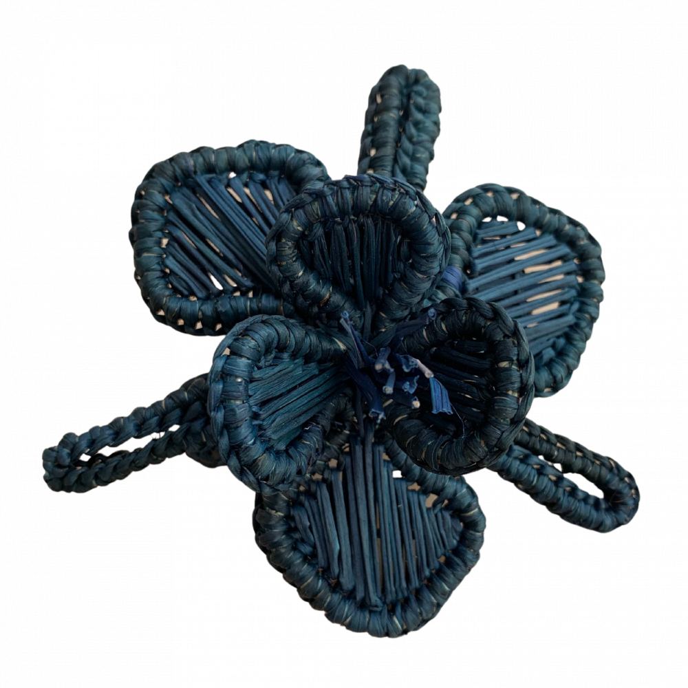 Serviettring - Orkidé Mørkeblå