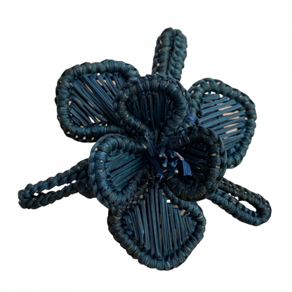 Serviettring - Orkidé Mørkeblå