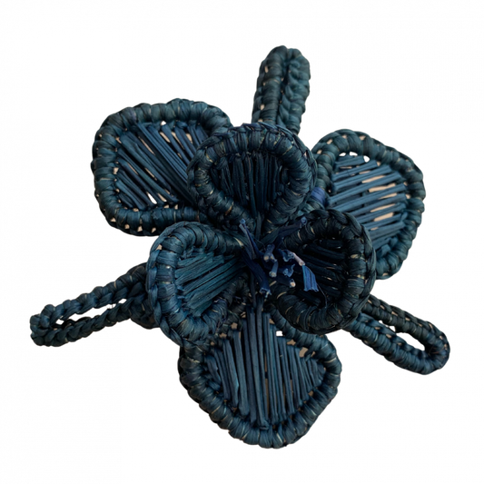 Serviettring - Orkidé Mørkeblå